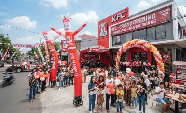 Balon Promosi Banda Aceh menjadi media branding pada kegiatan grand opening.