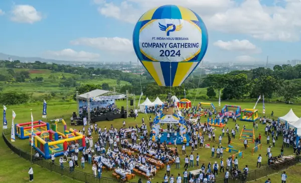 Balon Udara Balikpapan digunakan untuk acara company gathering perusahaan.