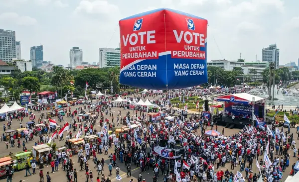 Balon Udara Bengkulu untuk kegiatan kampanye.