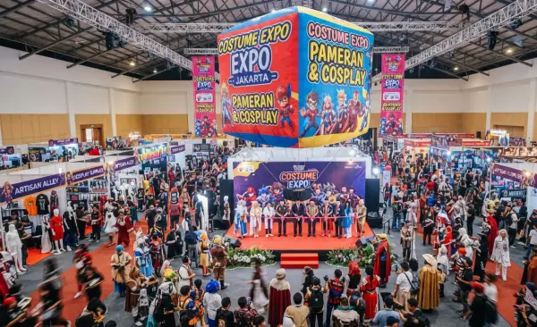 Balon Udara Samarinda untuk pameran kostum.