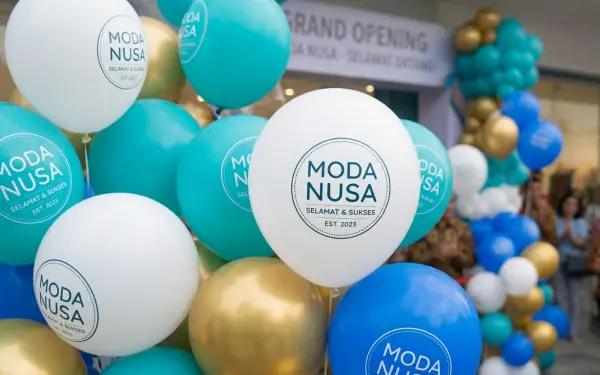 balon sablon pontianak digunakan pada acara grand opening