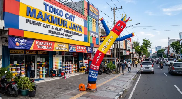 balon sky dancer - balon promo semarang